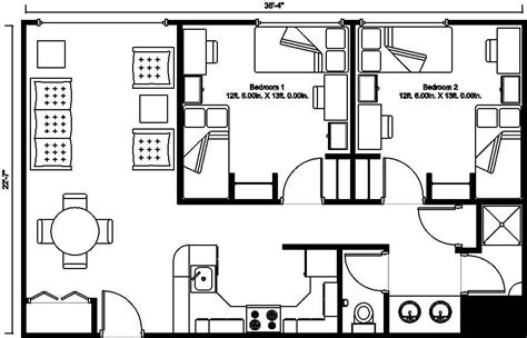 Floor Plan Typical Apartment Design House Plans 85333