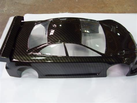 Wicked Coatings Car Exterior Model Coated In Carbon Fibre