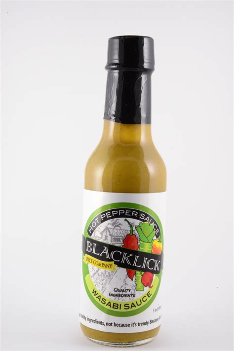 It is similar in taste to hot mustard or horseradish rather than chili. Wasabi Pepper Sauce - Blacklick Spice Company