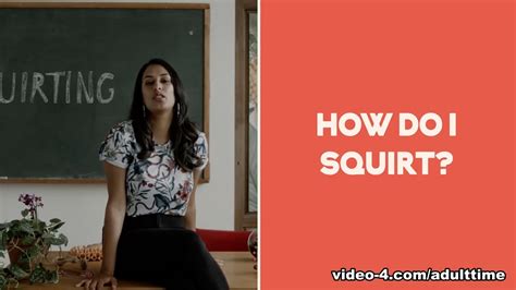 Indian Origin Pornstar Kali Sudhra Gives A Lecture On Squirting