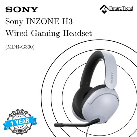 Sony Inzone H3 Mdr G300 Wired Gaming Headset Lazada