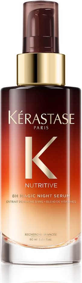 Applied at night, hair progressively absorbs the nutrients of the nourishing serum to reverse daytime depletion. Buy Kérastase Nutritive 8H Magic Night Serum (90 ml) from ...