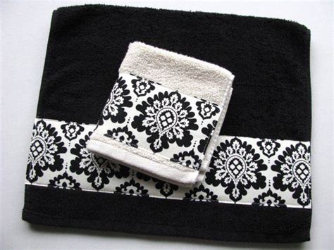 Shop allmodern for modern and contemporary black bath towels to match your style and budget. Black Damask Bath towels, black damask, black towels, hand ...