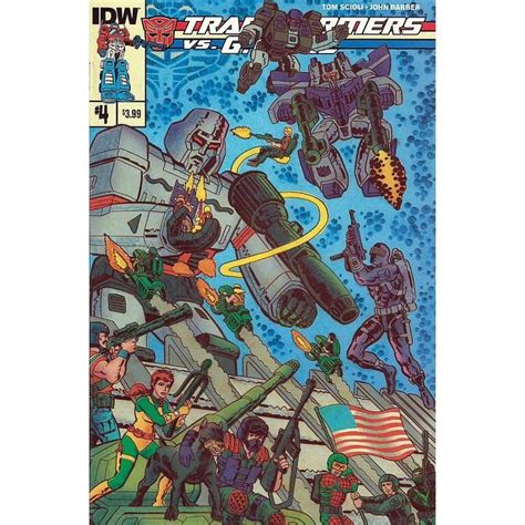 Transformers Vs Gi Joe 2014 Ltd 004 Nm Coverb American Comics On