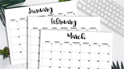 20 Free Printable 2020 Calendars Lovely Planner