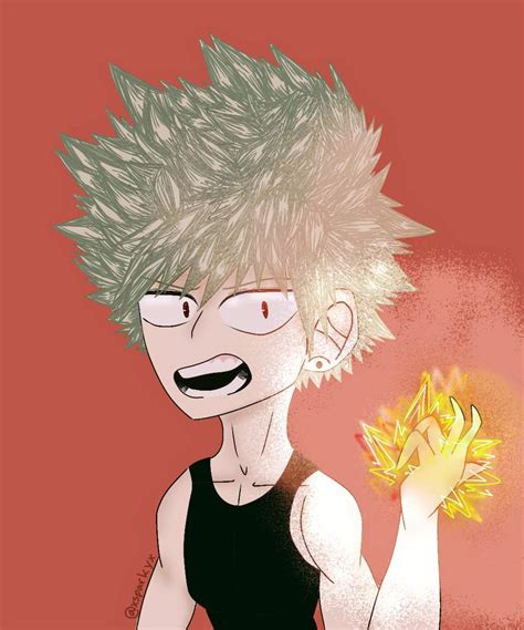 A grimace fell upon his face as he brought his crackling palm up to his side and exploded off the pesky ice that managed to. 💥katsuki bakugo💥 | MHA Amino! Amino