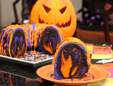 Amazing Halloween Rainbow Party Bundt Cake Recipe