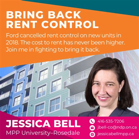 Bring Back Rent Control Jessica Bell
