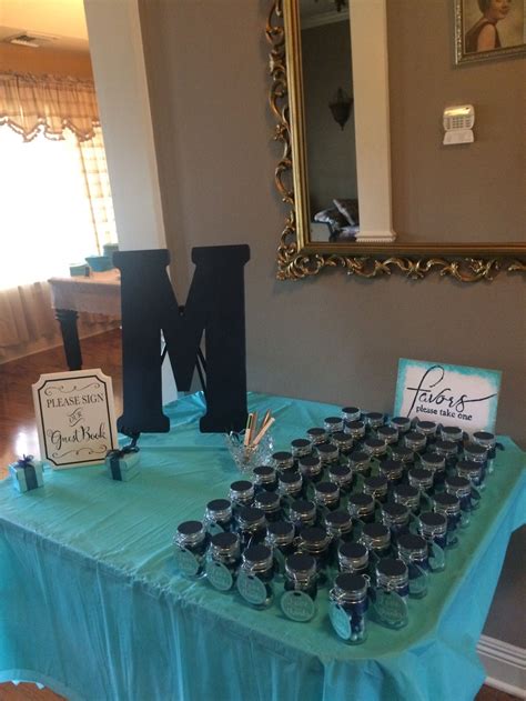 Couples Shower Decorations And Favors Alternative Guestbook Navy And