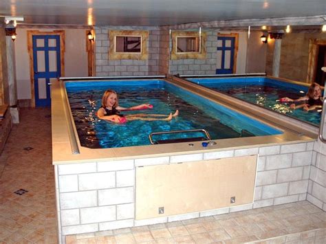 Install A Lap Pool Or Swim Spa Indoors Even Basements Indoor Pool Design Luxury Swimming