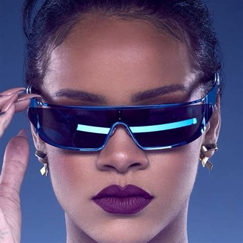 they re futuristic yet sporty at the same time badgalriri explains about her new eyewear