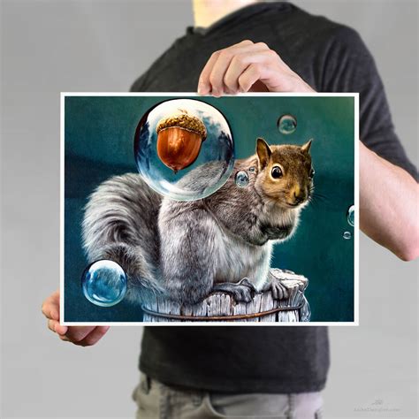 Squirrel Power Print Luke Dangler
