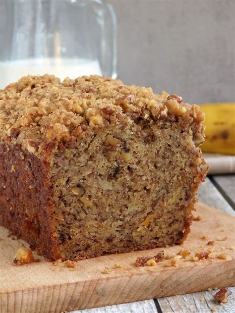 A mixing bowl, a fork to whisk the eggs and a sturdy spoon to mix the batter are all you. Moist Banana Bread with Crunchy Streusel Topping | Recipe ...