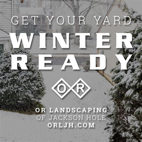 Get Your Yard Winter Ready Or Landscaping