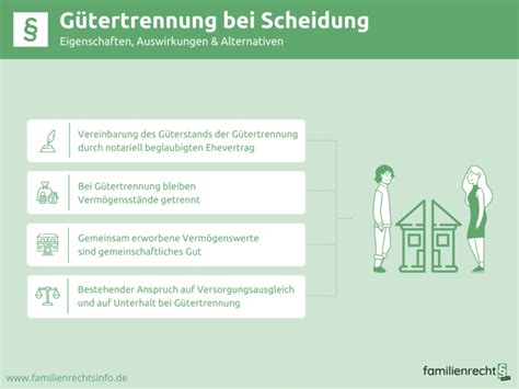 Gütertrennung Bei Scheidung Eigenschaften And Auswirkungen