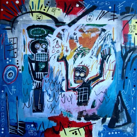 Pyb Baptism Basquiat Extended Acrylique Street Art Plazzart