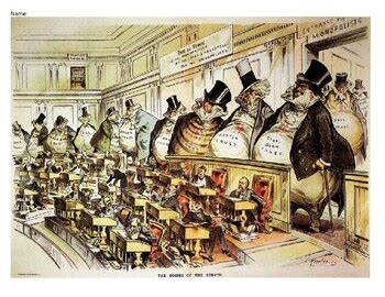 Gilded Age Political Cartoon
