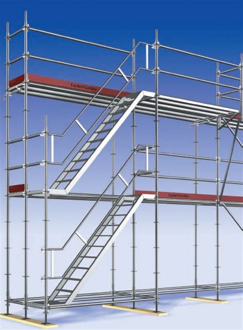 Temporary Stair Solutions Layher Scaffolding Design Scaffolding Stairs