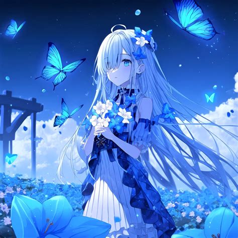 Top Anime Girl With Blue Hair In Duhocakina