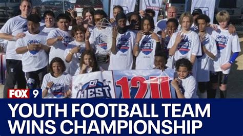 Youth Football Team Wins Championship Youtube