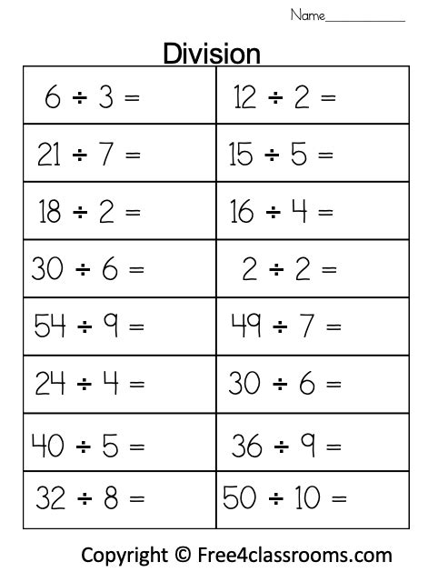 Please feel free to contribute by creating new articles or expanding existing ones. Free Division Worksheet - 2 Digit by 1 Digit - No ...