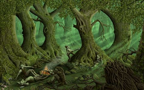 Goblins In The Forest Wallpaper Fantasy Wallpapers 46262