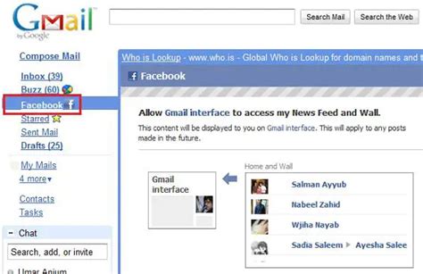 How To Access Facebook Within Your Gmail Account Foxdll