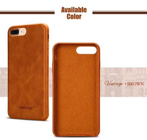 Jisoncase Original Leather Case For Iphone 8 8 Plus Case Genuine Iphon