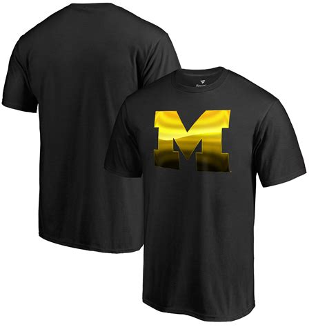 Michigan Wolverines Fanatics Branded Midnight Mascot T Shirt Black