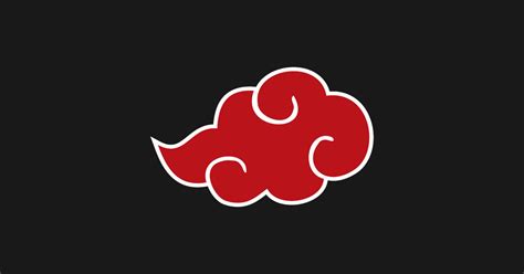 Name and design from naruto by masashi kishimoto. Akatsuki Logo Red Cloud - Akatsuki - T-Shirt | TeePublic