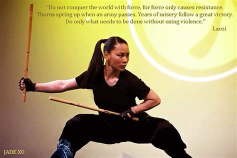 I don't read chinese, but it is interesting to see the chinese characters along side the english translation. Laozi quote from Jade Xu's official facebook page ...
