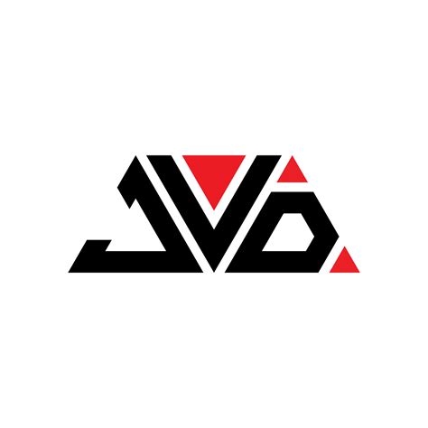 Jvd Diseño De Logotipo De Letra Triangular Con Forma De Triángulo