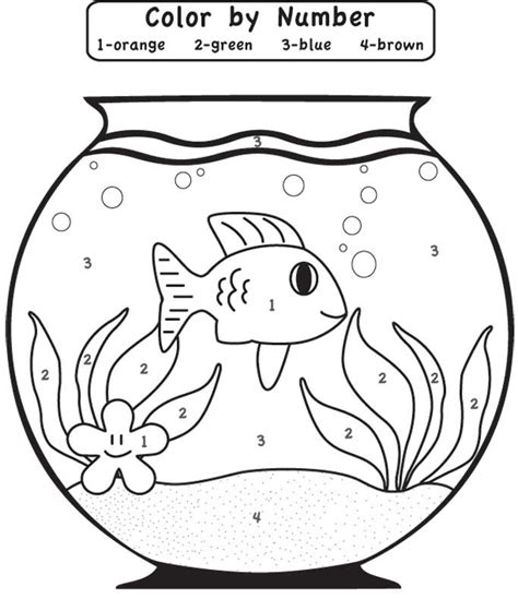 Easy Color by Number for Preschool and Kindergarten