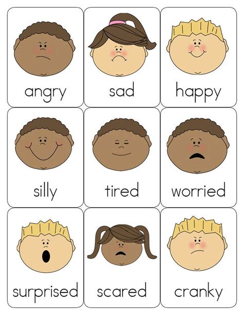 Emotions Activities For Preschoolers Esperanza Bailes Printable