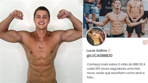 Ex Bbb Lucas Gallina Cria Perfil Em Site De Conte Do Adulto
