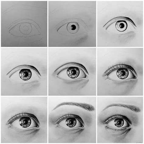 Imagine where you want your viewer's eye level to be and sketch that line lightly with a pencil. How To Draw An EYE - 40 Amazing Tutorials And Examples