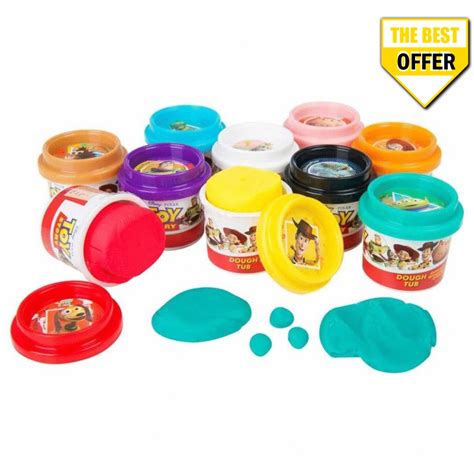 Toy Story 4 Play Dough Set Including 10 Tubs Of Modelling Educational