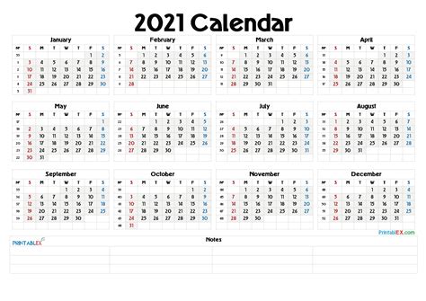 Free Calendars 201 And 2021 Printable Week Schedule Ten Free