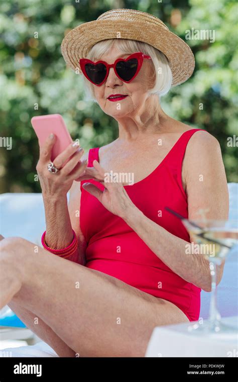 Mature Woman Sunbathing Beach Hi Res Stock Photography And Images Alamy