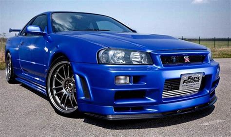 Brian Oconnors Nissan Skyline Gtr R34 From Fast And Furious 4 Phot