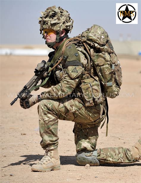 This Action Shot Presents Military Uniforms And Tactical Gear In A