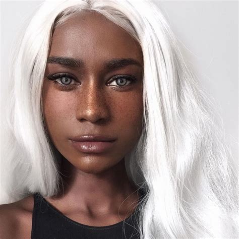 Since white men run most corporations in this country, straightened hair and/or lighter skin is going to be an advantage (disturbing, but let's keep it real). ig: melvnin (Gambian) | Interessante gesichter ...