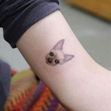 Die Besten Hunde Tattoo Ideen Hundeportrait Tattoo Kleines Tattoo