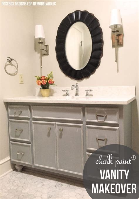 Beautiful Bath Makeover Using Chalk Paint® To Update A Vanity