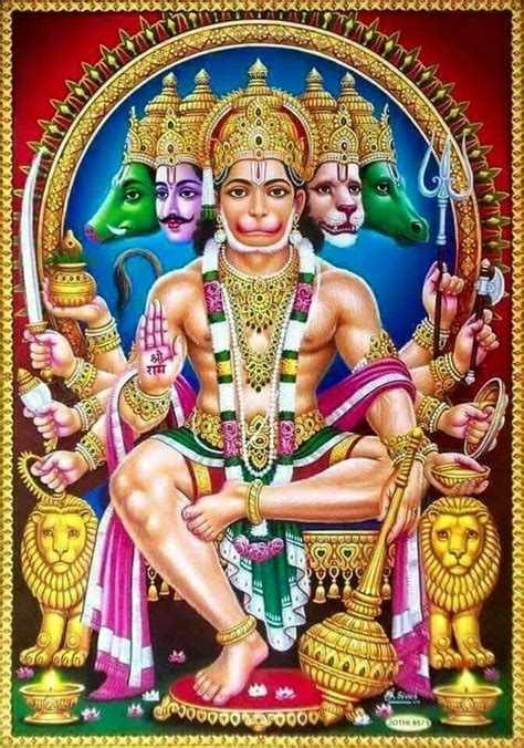 Panchmukhi Hanuman Hd Pictures Shri Hanuman Chalisa