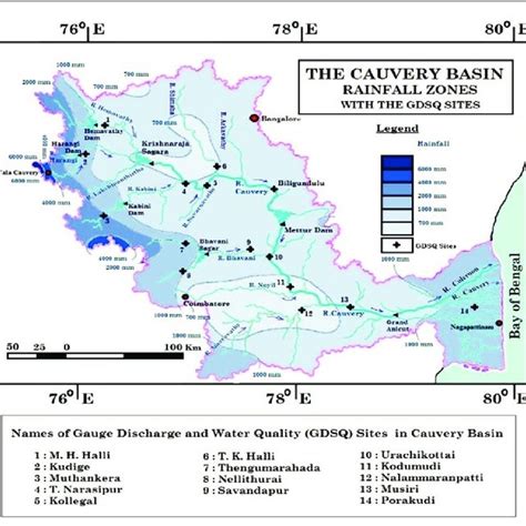 2 The Cauvery River Basin Physiographic Zones Download Scientific