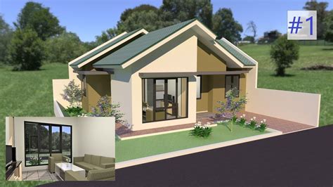Sketchup House Design And Interior Vray 34 Part 1 Youtube