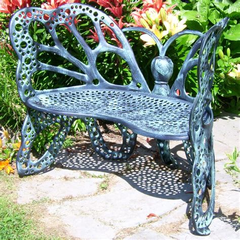 Match it with your ambiance by adding your own accessories. Gracie Oaks Whaley Aluminum Garden Bench & Reviews | Wayfair