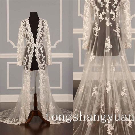 Custom Plus Size Lace Bridal Wedding Jackets Bolero Cape Wraps Shrug