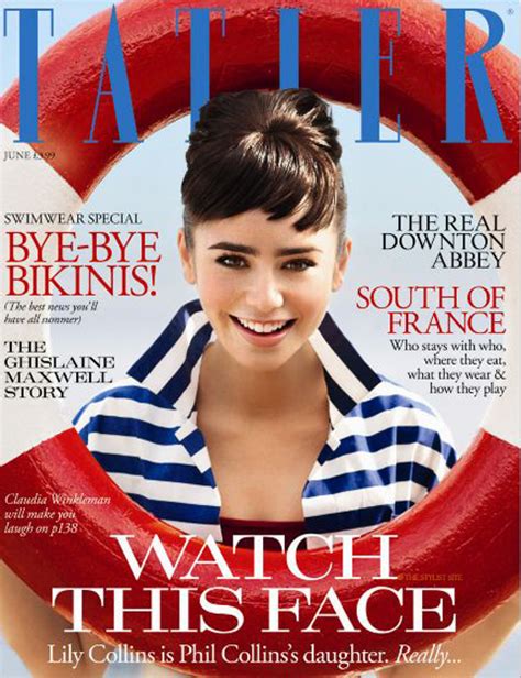Twist Dc Lily Collins In The Tatler